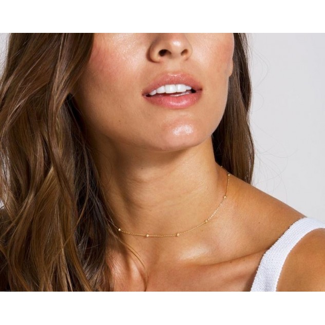 Златно колие с Топчета Златно колие с Топчета