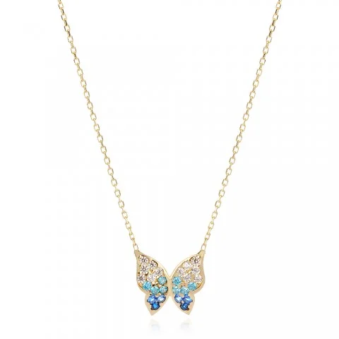 Златно колие Fly Gems