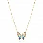 Златно колие Fly Gems