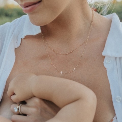 Златно колие Amore