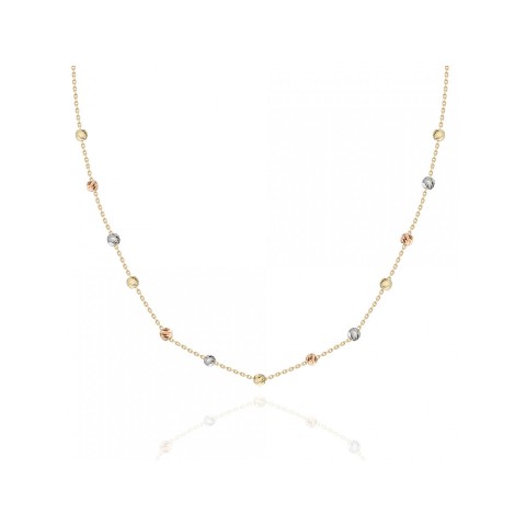 Златно колие Shine Orbs