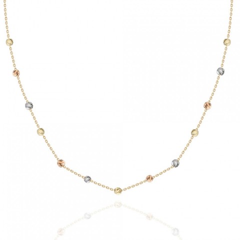 Златно колие Shine Orbs