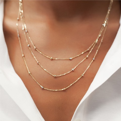 Златно колие Trio