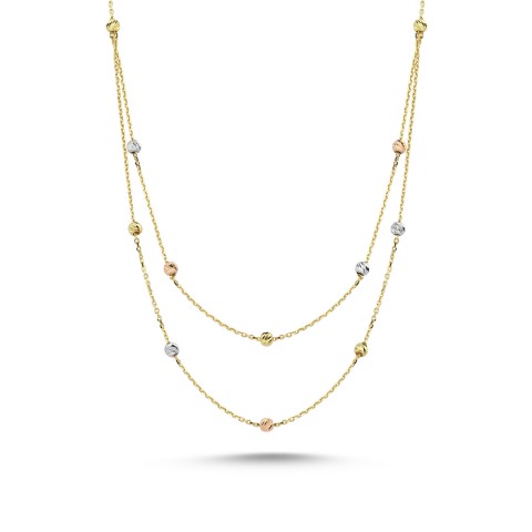 Златно колие Twin Glo