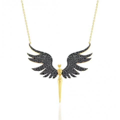 Златно колие Black phoenix