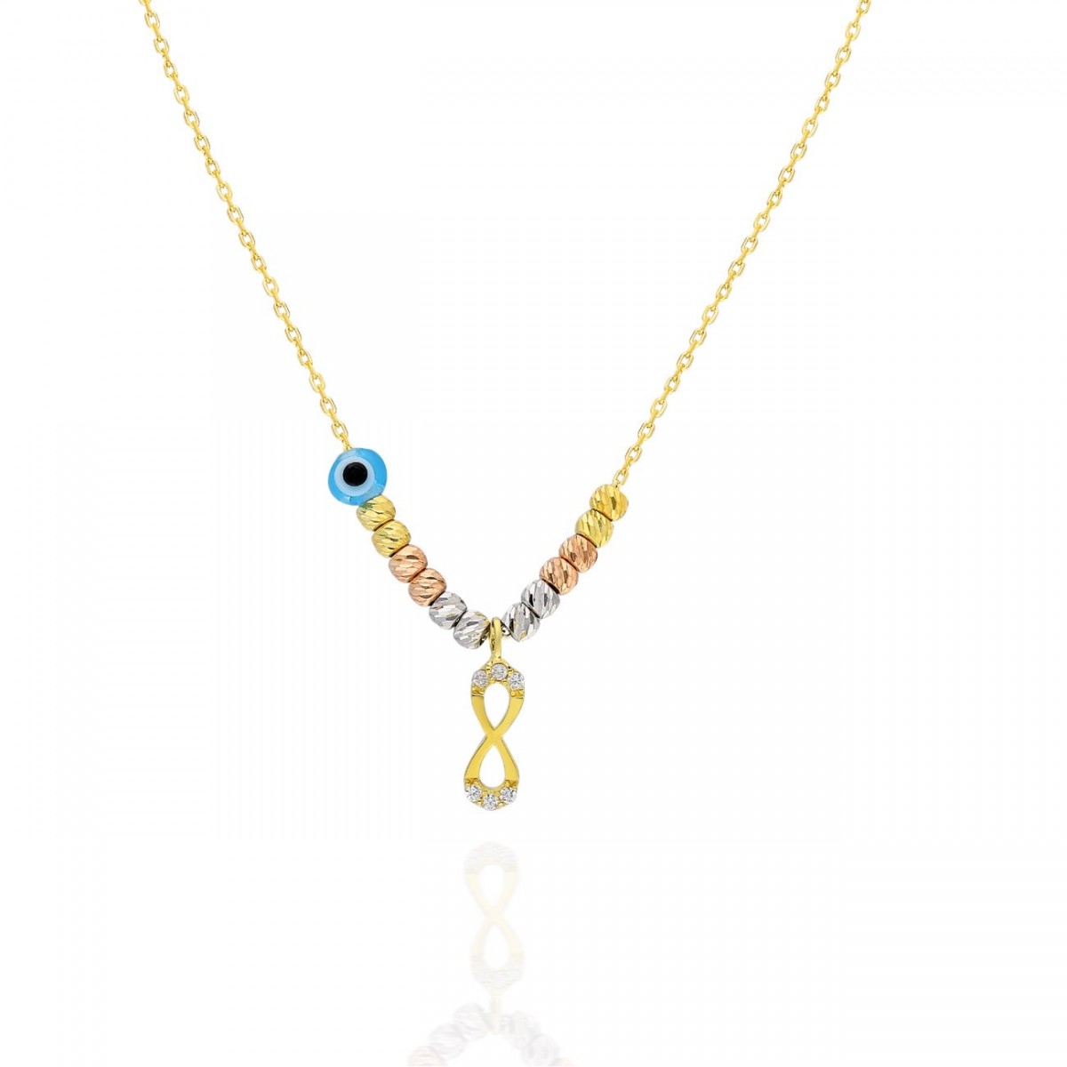 Златно колие Еndless