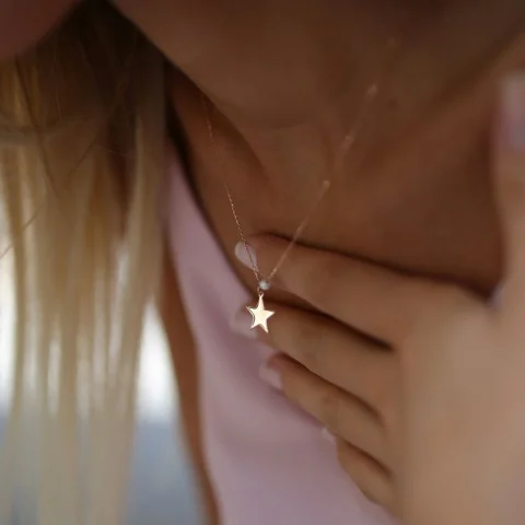 Златно колие Galaxy