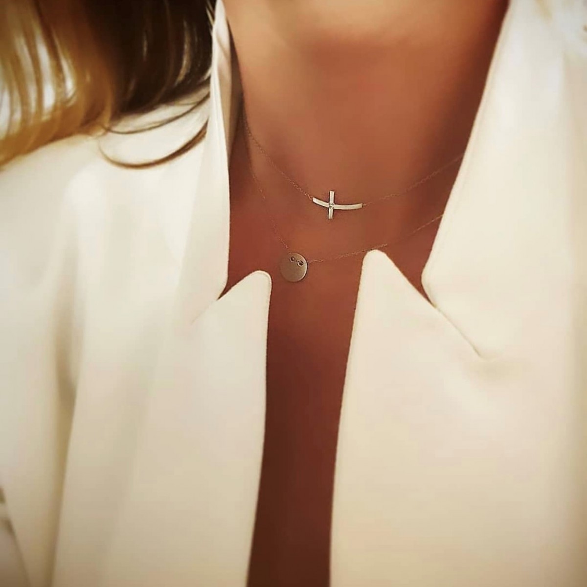 Златно колие Radiance