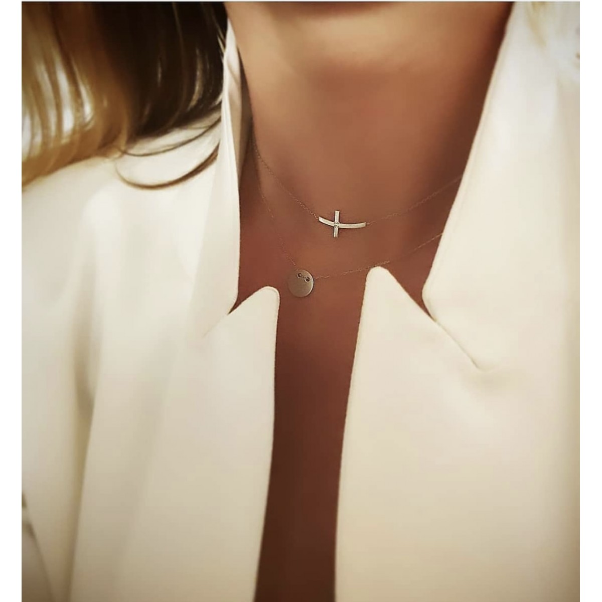 Златно колие Radiance