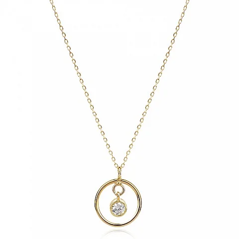 Златно колие Charm