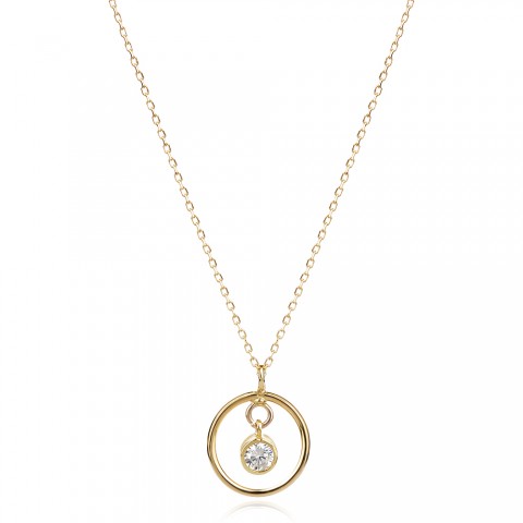 Златно колие Charm