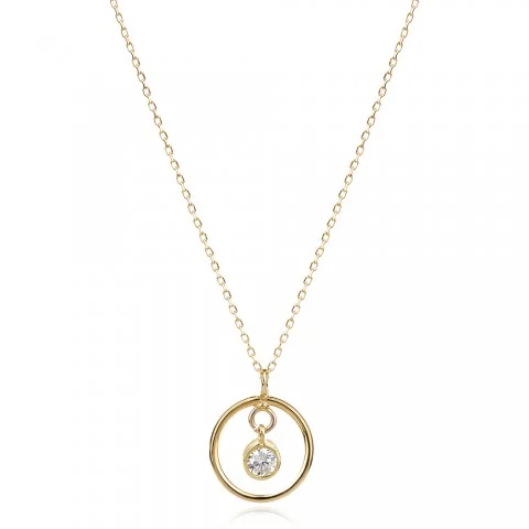 Златно колие Charm