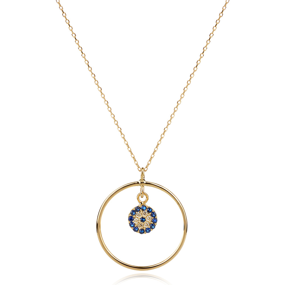 Златно колие Rings