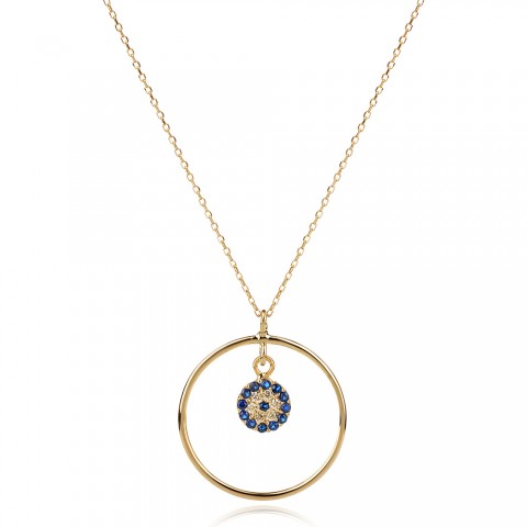 Златно колие Rings