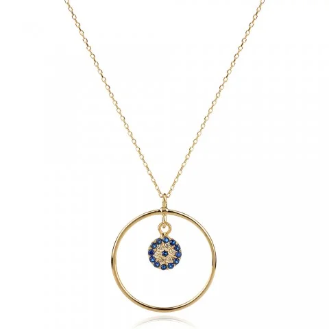 Златно колие Rings