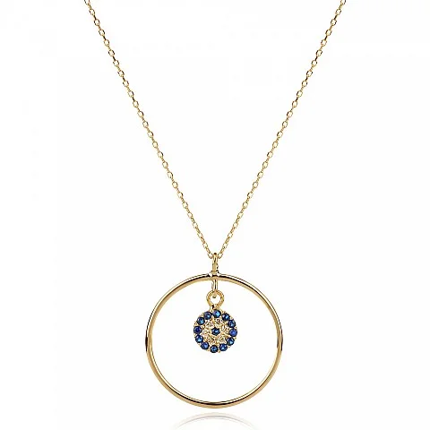 Златно колие Rings