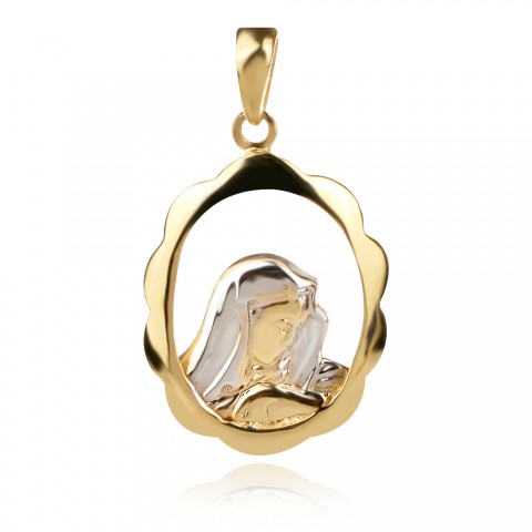 Златен медальон Virgin Mary