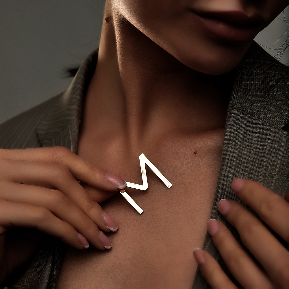 Златно колие Alphabet