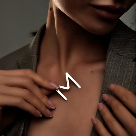 Златно колие Alphabet