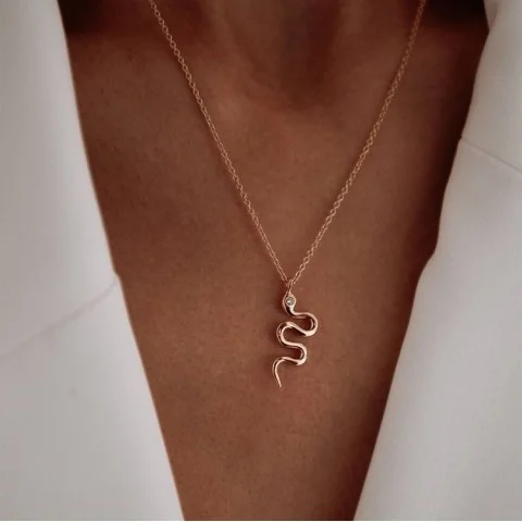 Златно колие Mystic Serpent