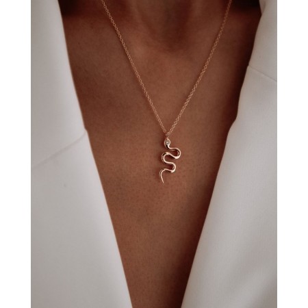 Златно колие Mystic Serpent