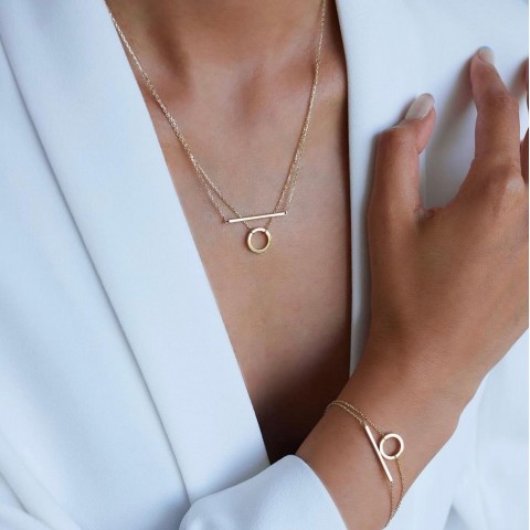 Златно колие Luxora