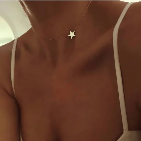 Златно колие Starry