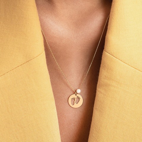 Златно колие Baby steps