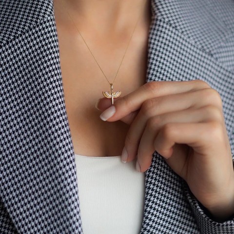 Златно колие Fiery Wings