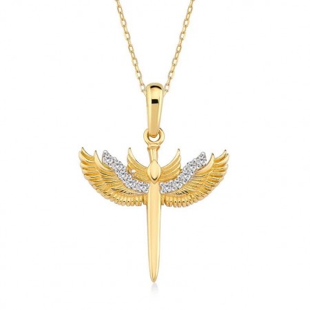 Златно колие Fiery Wings