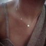 Златно колие Starry Letters