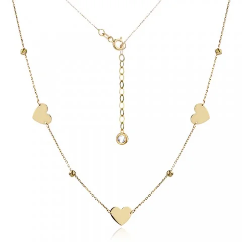 Златно колие Pure Hearts
