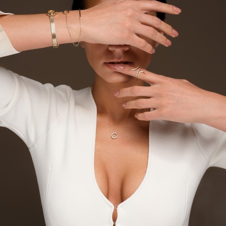 Златно колие Aveline