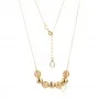 Златно колие Heart Beads