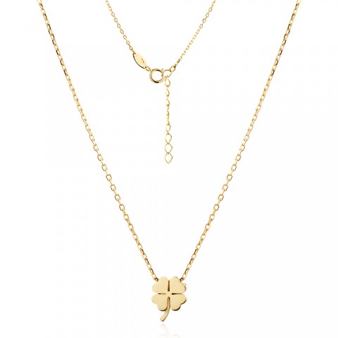 Златно колие Shiny clover