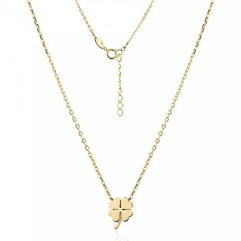 Златно колие Shiny clover