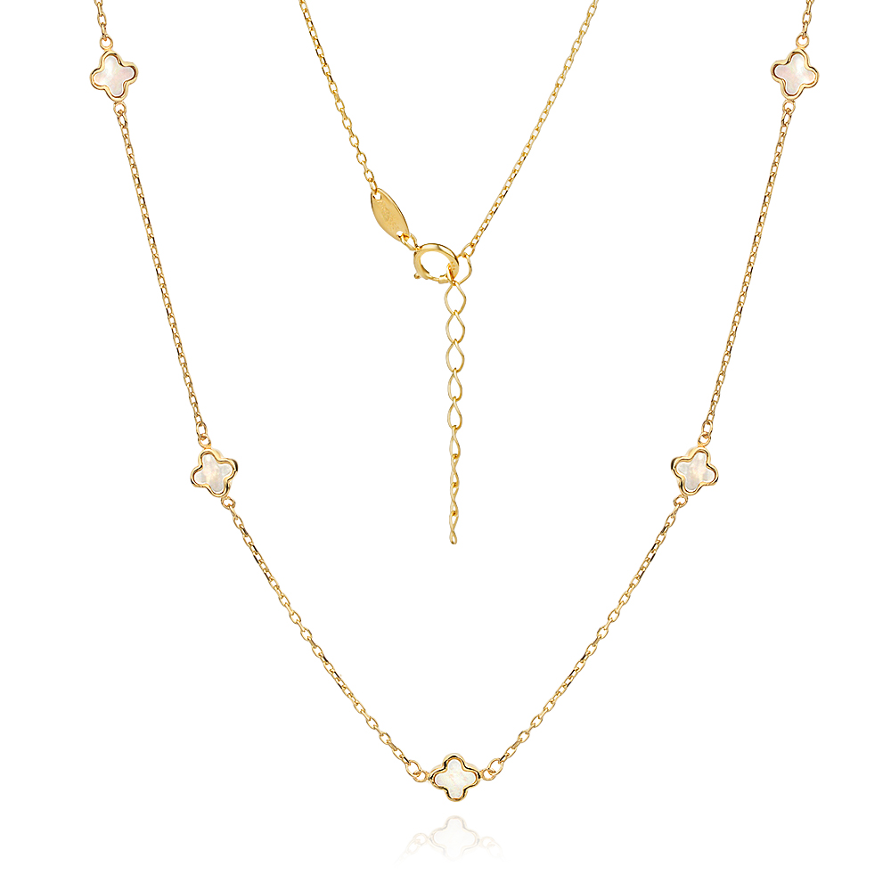 Златно колие Clovelle