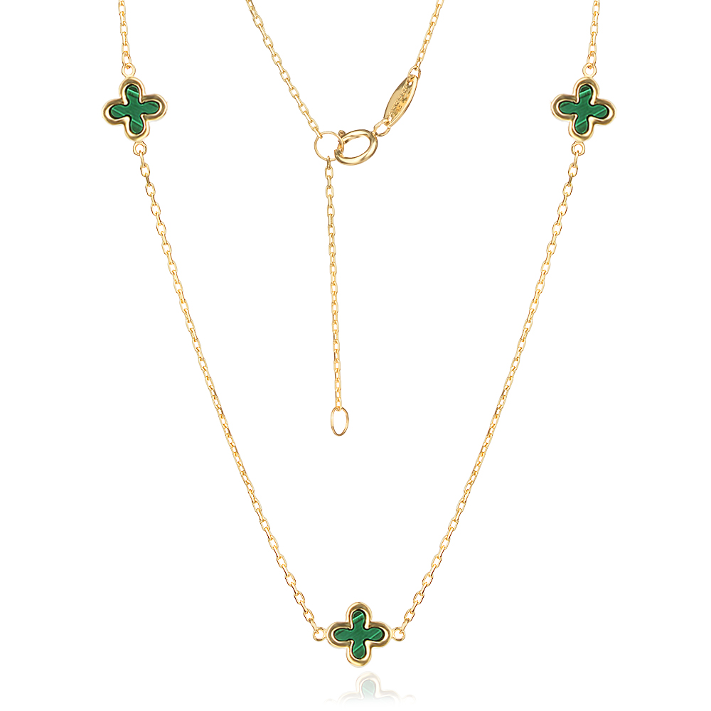 Златно колие Green Magic