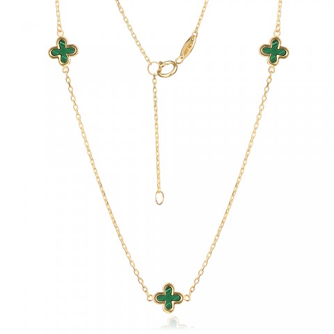 Златно колие Green Magic