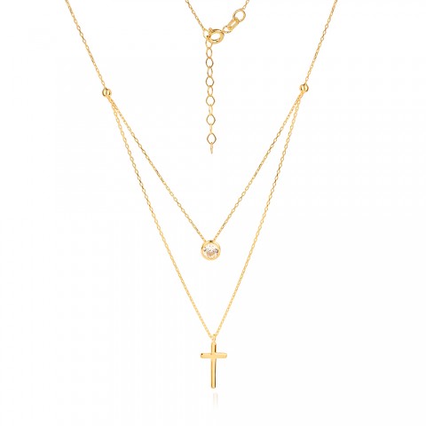 Златно колие Sacred stone