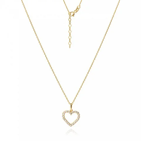 Златно колие Shiny Heart