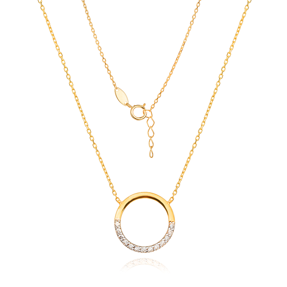 Златно колие Luxe Circle