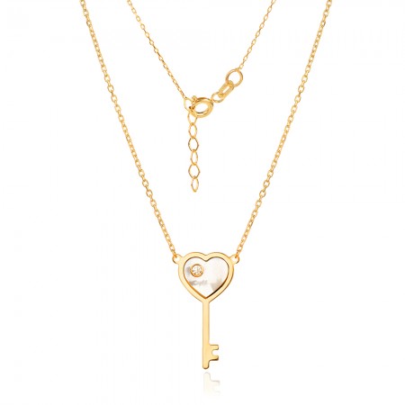 Златно колие Luna Key