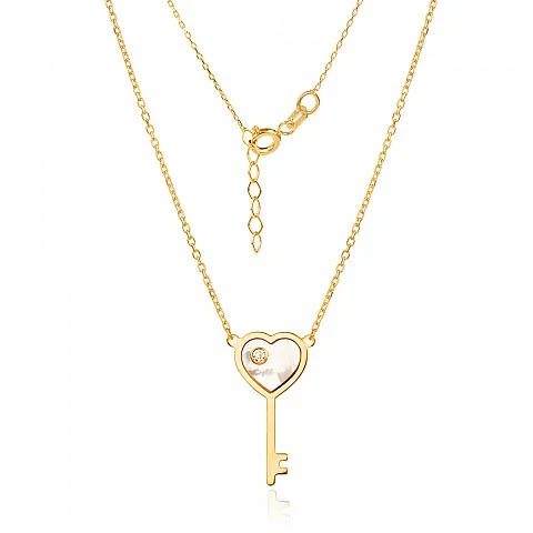 Златно колие Luna Key