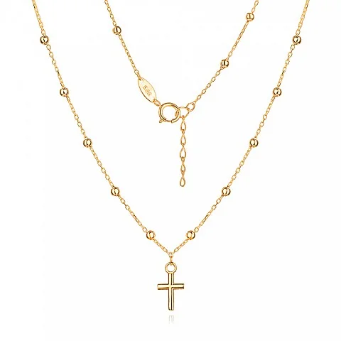 Златно колие Mini Cross