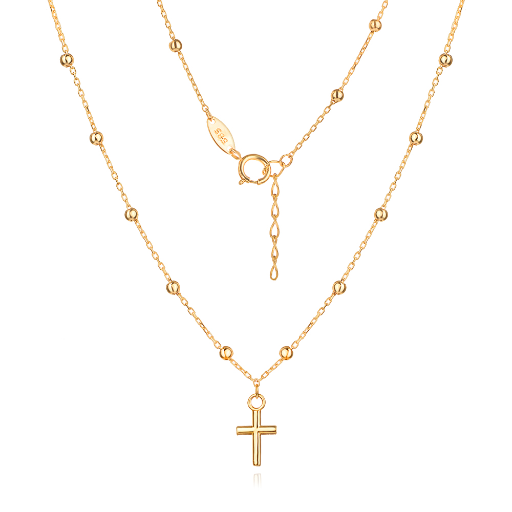 Златно колие Mini Cross