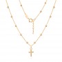 Златно колие Mini Cross