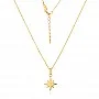 Златно колие Star shine