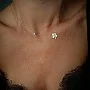 Златно колие Clover Glow
