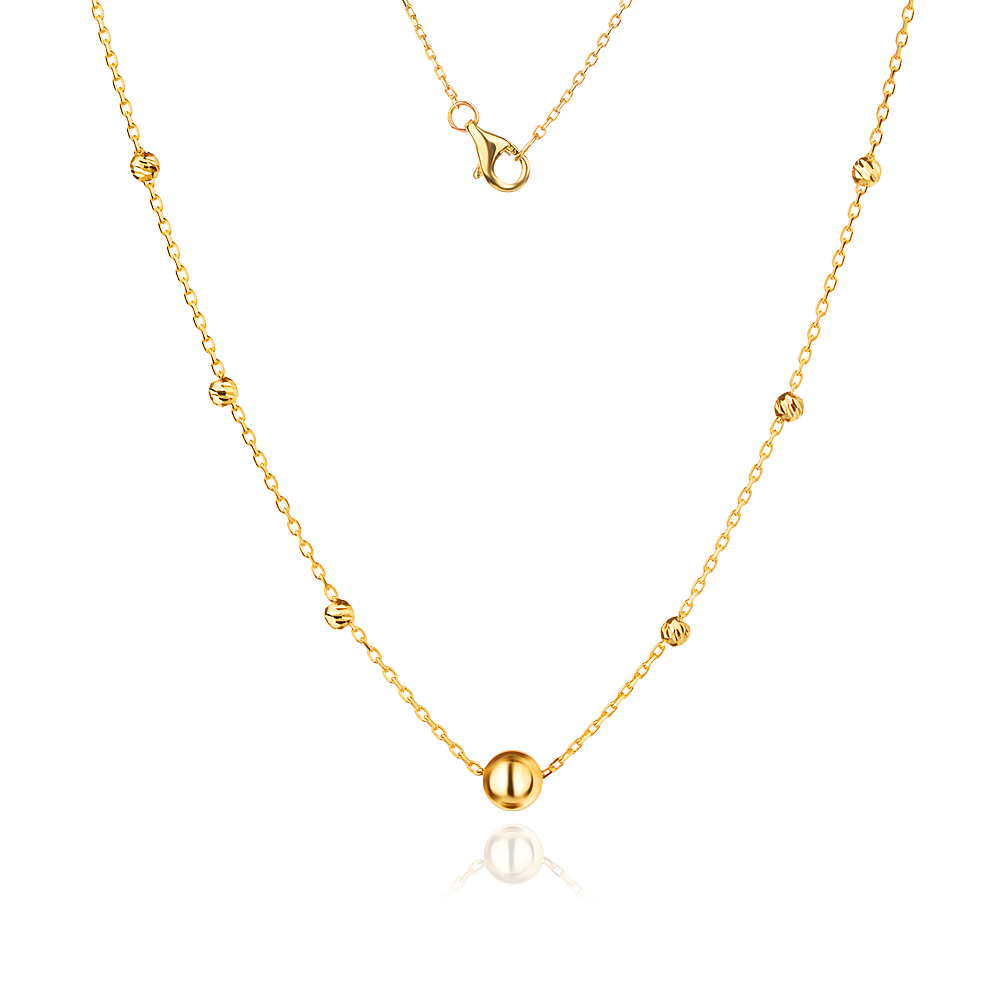 Златно колие Small ball